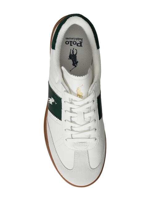 HERITAGE AERA Leather sneakers off white/forest - Men&rsquo;s shoes