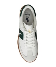 RALPH LAUREN HERITAGE AERA Leather sneakers off white/forest - Men&rsquo;s shoes - 4