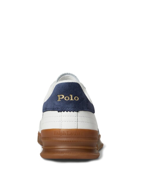 HERITAGE AERA Leather sneakers off white/navy - Men’s shoes