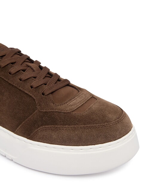 RLITE COURT Suede leather sneakers chocolate brown - Men&rsquo;s shoes