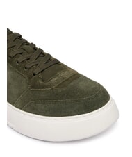 RALPH LAUREN RLITE COURT Suede leather sneakers summer olives - Men’s shoes - 4