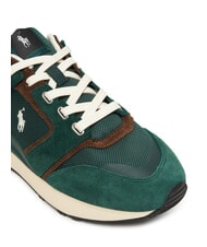 RALPH LAUREN TRAIN 89 Running sneakers college green/chocolate brown - Men’s shoes - 4