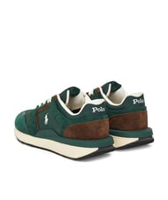 RALPH LAUREN TRAIN 89 Running sneakers college green/chocolate brown - Men’s shoes - 5