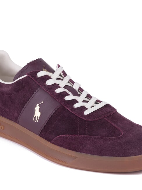 HERITAGE AERA Suede leather sneakers Harvard Wine - Men’s shoes