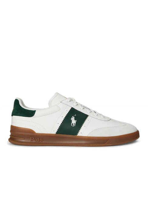 HERITAGE AERA Leather sneakers off white/forest - Men&rsquo;s shoes