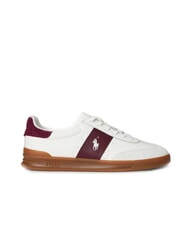 RALPH LAUREN HERITAGE AERA Leather sneakers off white/wine - Men&rsquo;s shoes - 2