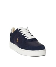 RALPH LAUREN MASTERS COURT Sneakers with suede leather inserts navy2 - Men’s shoes - 3