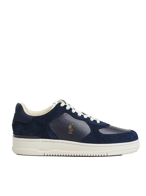 MASTERS COURT Sneakers with suede leather inserts navy2 - Men’s shoes
