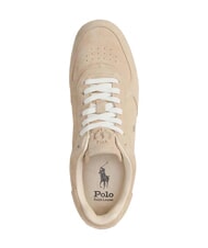 RALPH LAUREN MASTERS COURT Suede leather sneakers milkshake - Men’s shoes - 4
