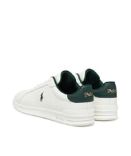 RALPH LAUREN HERITAGE COURT 2 Leather sneakers deckwash white/forest - Men&rsquo;s shoes - 4