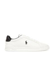 RALPH LAUREN HERITAGE COURT 2 Leather sneakers deckwash white/black - Men’s shoes - 2