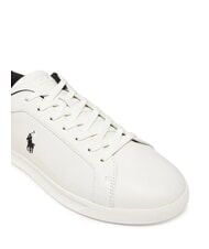 RALPH LAUREN HERITAGE COURT 2 Leather sneakers deckwash white/black - Men’s shoes - 5