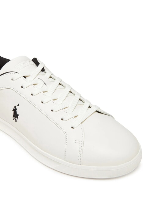 HERITAGE COURT 2 Leather sneakers deckwash white/black - Men’s shoes