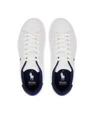 RALPH LAUREN HERITAGE COURT 2 Leather sneakers deckwash white/navy - Men’s shoes - 4