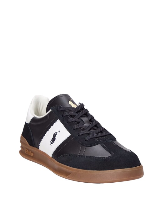 HERITAGE AERA Leather sneakers black / white - Men’s shoes