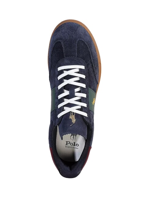 HERITAGE AERA Suede leather sneakers navy/wine/forest - Men’s shoes