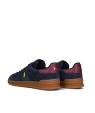 RALPH LAUREN HERITAGE AERA Suede leather sneakers navy/wine/forest - Men’s shoes - 6