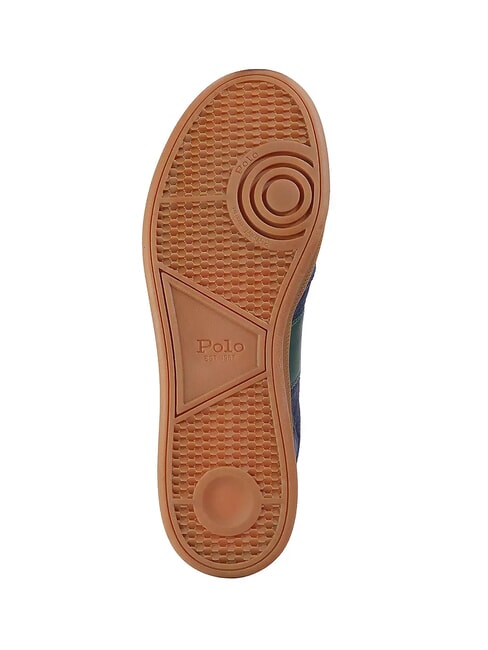 HERITAGE AERA Suede leather sneakers navy/wine/forest - Men’s shoes