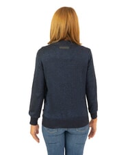 JOHN RICHMOND PEACEFUL Lurex cardigan with buttons navy blue - Women's Sweaters - 2