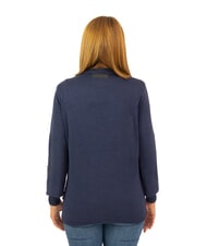JOHN RICHMOND PARANA Lurex crew neck cardigan blue - Women's Sweaters - 2