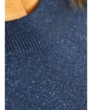 JOHN RICHMOND PARANA Lurex crew neck cardigan blue - Women's Sweaters - 3