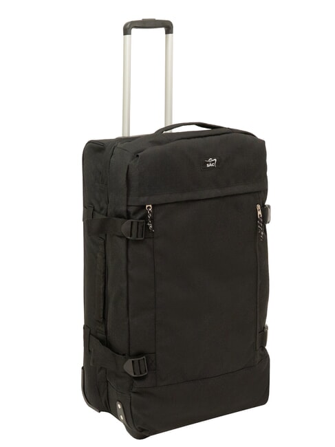 GLOBETROTTER 2 Large size trolley black - Semi-rigid Trolley Cases