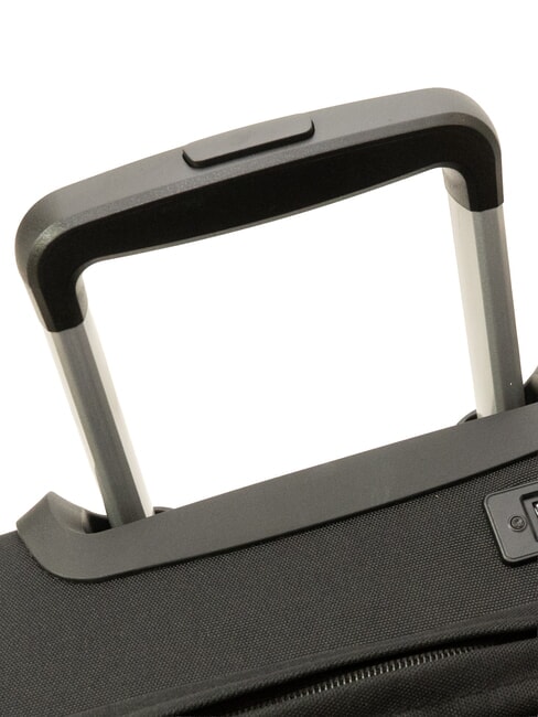 GLOBETROTTER 2 Medium size trolley black - Semi-rigid Trolley Cases