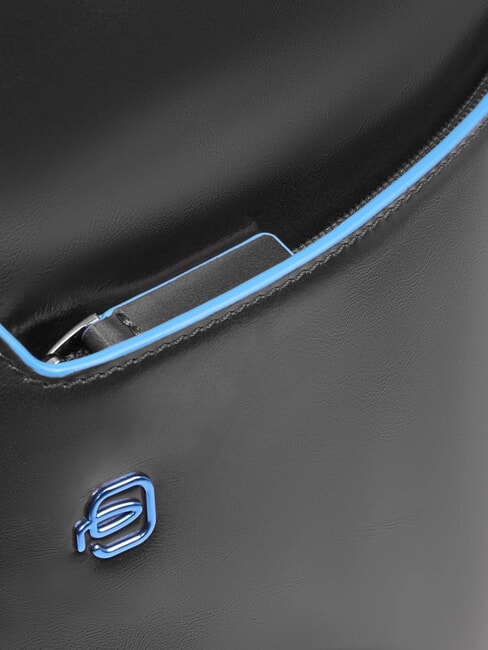 BLUE SQUARE 14" laptop backpack, in leather Black - Laptop backpacks