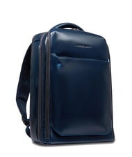 PIQUADRO BLUE SQUARE Fast-check leather backpack for 15.6" laptop - Laptop backpacks