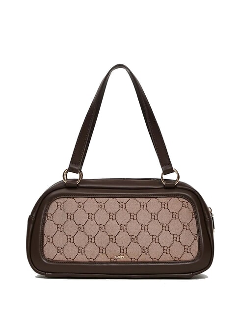 NEW DIAZ Top handle bag with jacquard logo tan - Women’s Bags