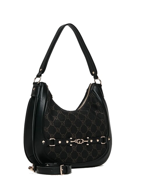 NEW DIAZ Jacquard logo hobo bag BLACK - Women’s Bags