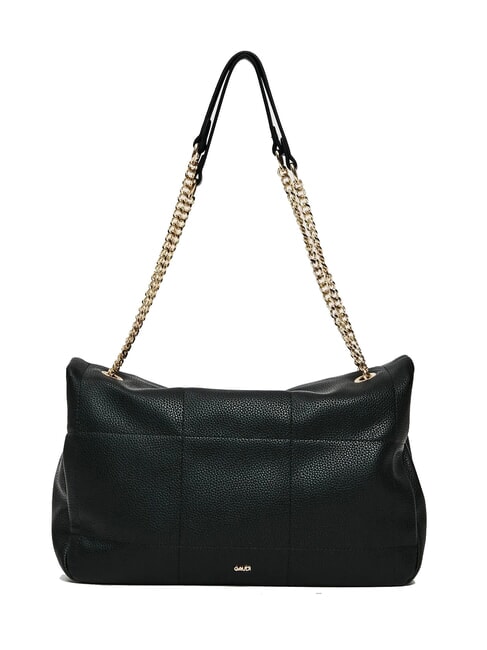 ESMERALDA Large shoulder bag with chain handles BLACK - Women’s Bags