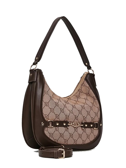 NEW DIAZ Jacquard logo hobo bag tan - Women&rsquo;s Bags