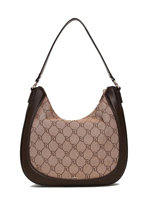 NEW DIAZ Jacquard logo hobo bag tan - Women&rsquo;s Bags
