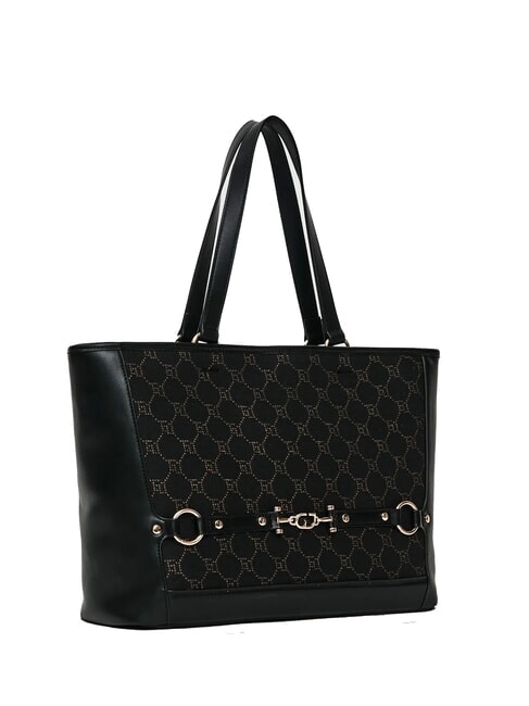 NEW DIAZ Shopping bag with jacquard logo BLACK - Women’s Bags