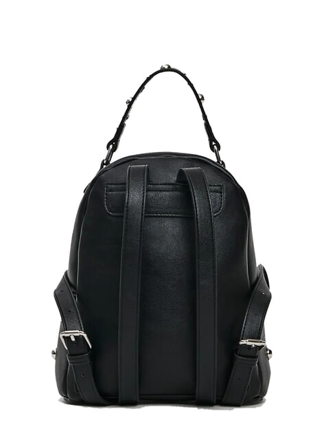 ESTER Backpack with pocket and studs BLACK - Women’s Bags