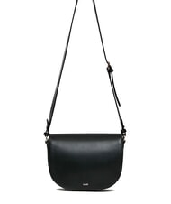 GAUDÌ EVELYN Medium shoulder bag with flap BLACK - Women’s Bags - 3