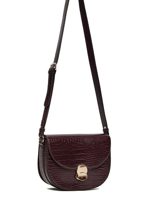 EVELYN COCCO Medium printed shoulder bag wine - Women&rsquo;s Bags