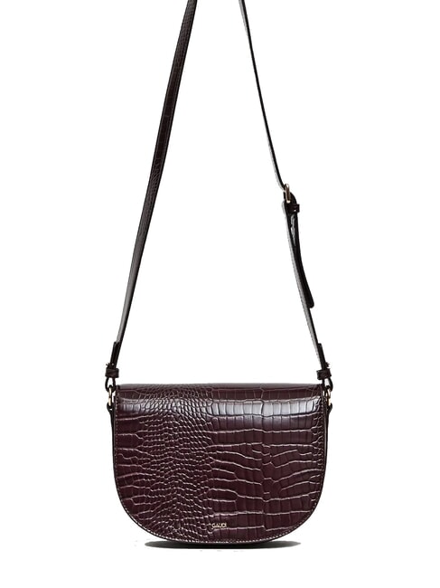 EVELYN COCCO Medium printed shoulder bag wine - Women&rsquo;s Bags