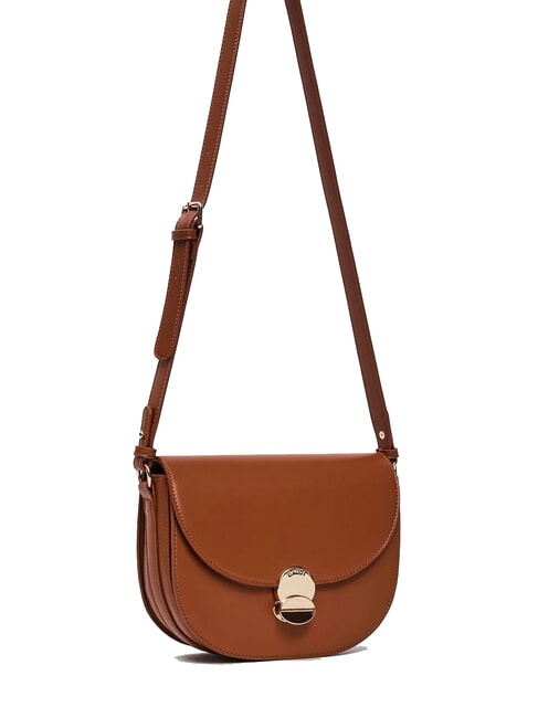 EVELYN Medium shoulder bag with flap tan - Women&rsquo;s Bags