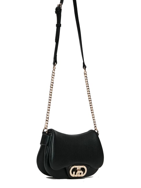 ELLA Shoulder bag with flap BLACK - Women’s Bags