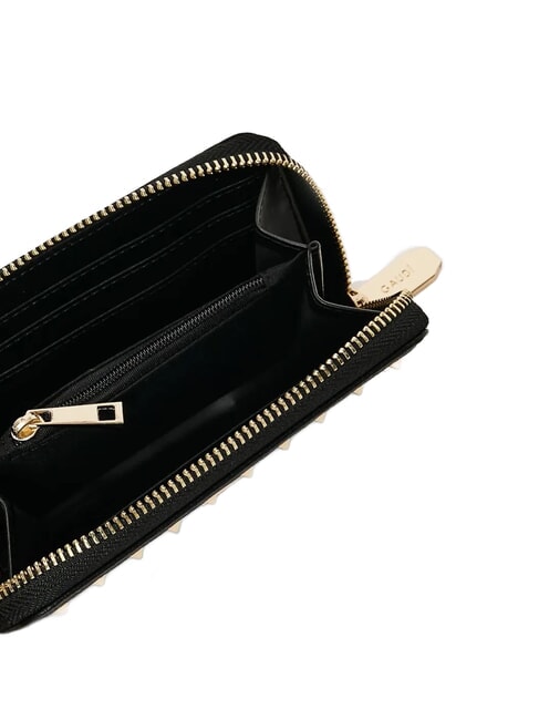 EMMA Medium wallet with studs BLACK - Women’s Wallets