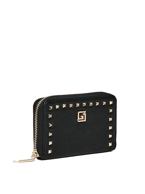 EMMA Medium wallet with studs BLACK - Women’s Wallets
