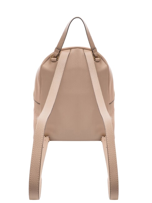 JEN Round leather backpack with pocket rosette - Women’s Bags