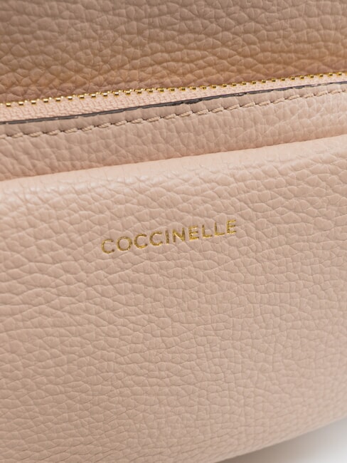 JEN Round leather backpack with pocket rosette - Women’s Bags