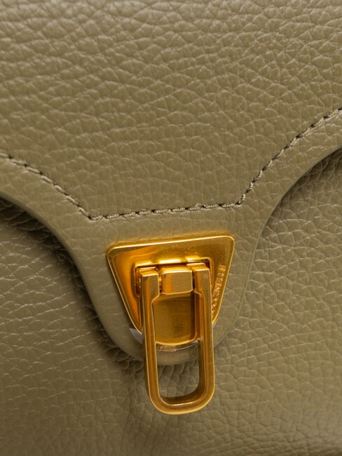 MARVIN Mini leather handbag with shoulder strap laurel green - Women’s Bags