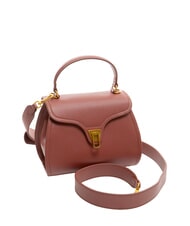 COCCINELLE MARVIN Mini leather handbag with shoulder strap brandy - Women’s Bags - 2
