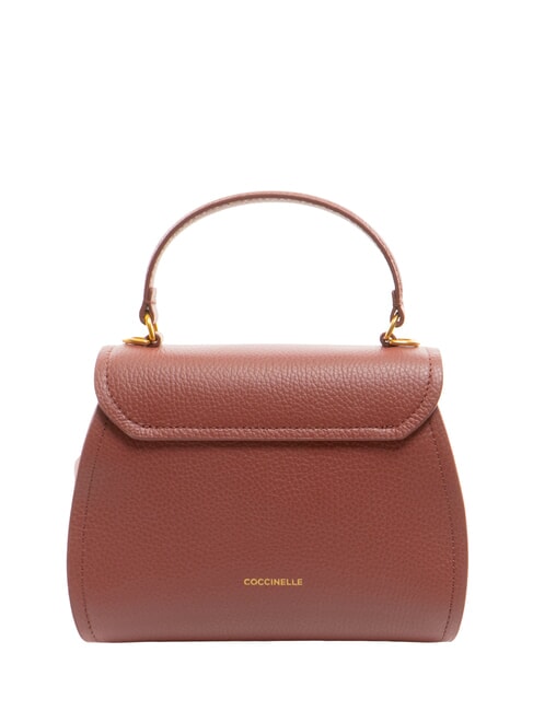 MARVIN Mini leather handbag with shoulder strap brandy - Women’s Bags