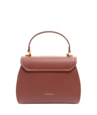 COCCINELLE MARVIN Mini leather handbag with shoulder strap brandy - Women’s Bags - 3