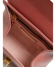 COCCINELLE MARVIN Mini leather handbag with shoulder strap brandy - Women’s Bags - 6